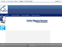 Tablet Screenshot of notariahiguera.com